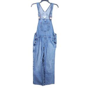 Old Navy Denim Bib Overalls Womens Size Large Cotton